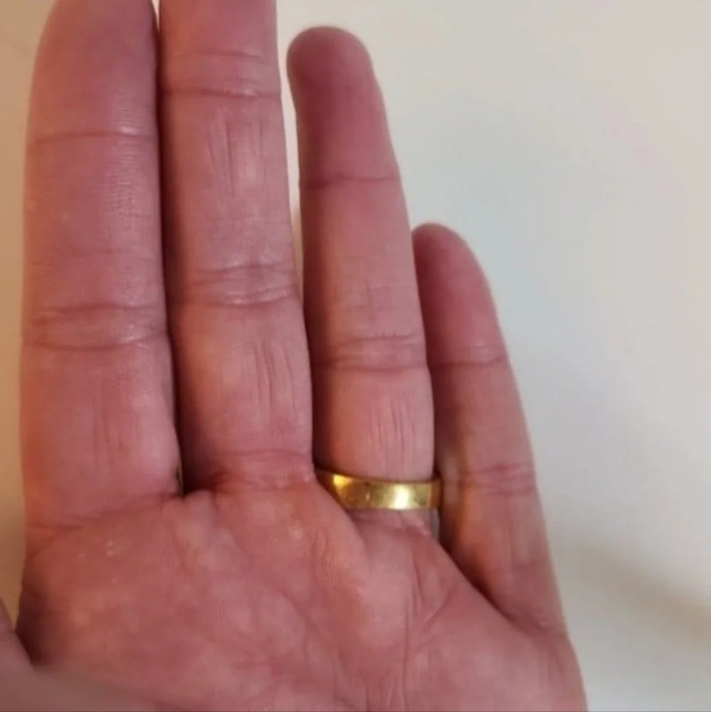 ❤️ CZ RING 3 BAND LOOK SIZE 8 - Picture 6 of 8